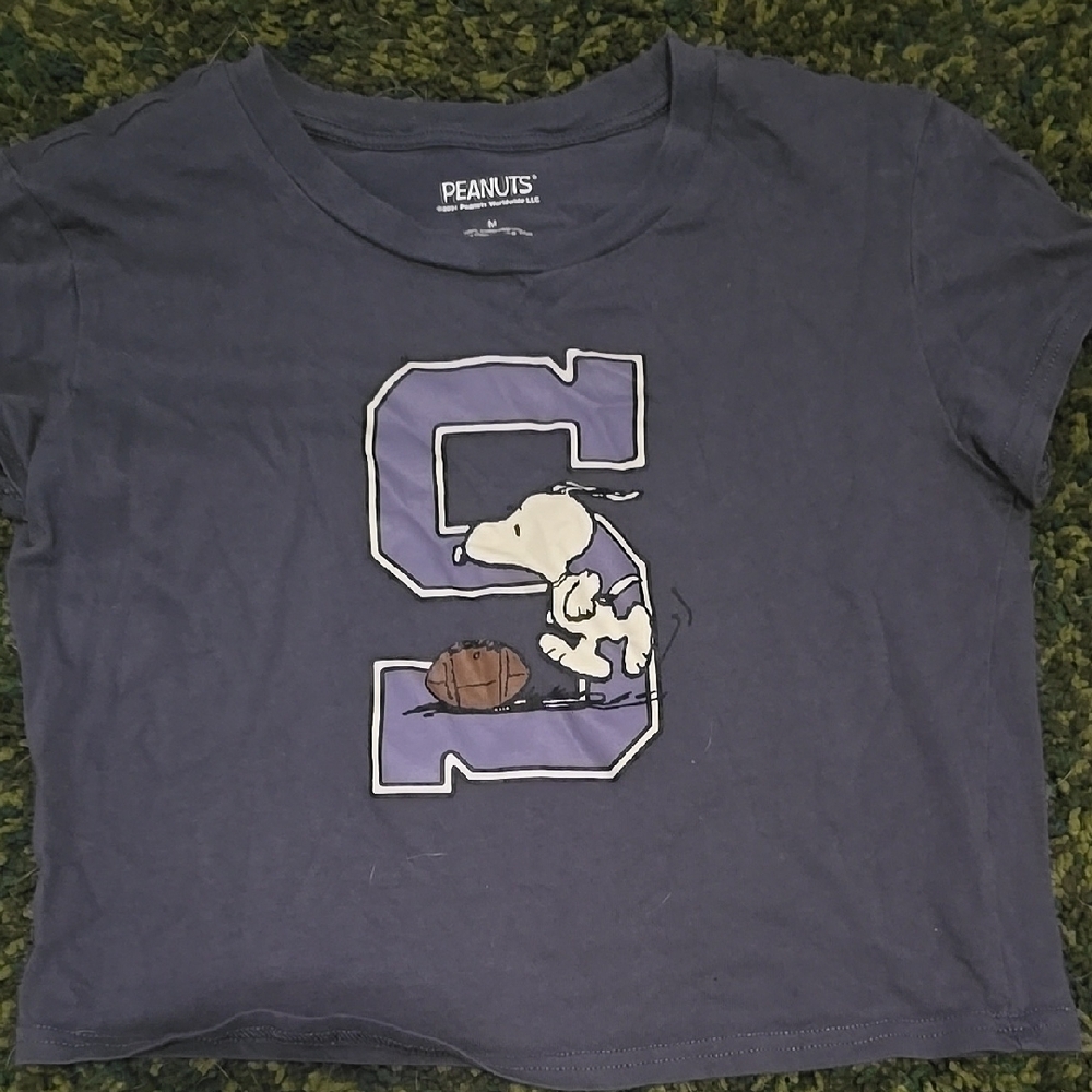 Peanuts Kids Navy Blue Snoopy T-Shirt